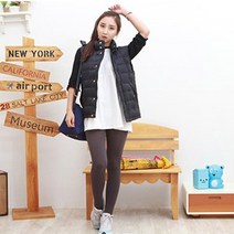 코지일이삼 여자 기본 기모 면스판 데일리룩 고리 기모 레깅스 (6768345)