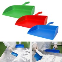 HACCP 식품공장 베이커리 작업대 쓰레받기 쉬운청소 카페 쓰레받이 그립감, 테이블솔 초록, 상세페이지 참조2