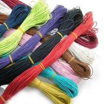 [줄끈] 1mm 면끈 한타래 매듭공예줄, 블랙