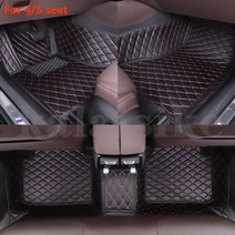 car floor mat for jeep wrangler all model sahara jk jl tj yj auto rug carpets accessories interior p, 블랙 레드, 지프