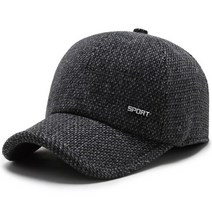 남자군밤모자 방한 귀달이남자 겨울 야구 모자 따뜻한 카스켓 뼈 Snapback Thicken Woolen Ear Protection