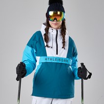 푸조 스키복 보드복 자켓 FZ-834-3 블루라이트그린 아노락 점퍼 하이포라코팅