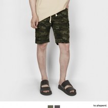 밀리터리 남자 카고반바지