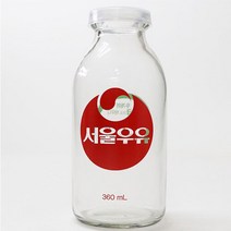 브랜드없음 서울우유병 레트로 투병보틀 330ml, 밀크 330ml, 1개