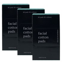 아리따움 페이셜 코튼 화장솜 80입 3개