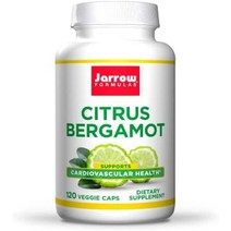 Jarrow Formulas 시트러스 베르가못 500 mg - 심혈관 앰프 정상적인 신진대사 건강 식이 보조제 건강한 혈당 지원 - jarrow 공식 qh-absorb와 함께 사용, 120카운트(1팩)