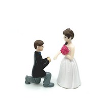 비오스 웨딩 프로포즈 커플 신랑신부 세트 테라리움 젤캔들 피규어, 1번