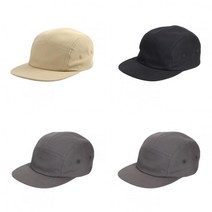 심플 베이직 데일리 무지 면 캠프캡 스냅백 모자 오렌지 볼캡