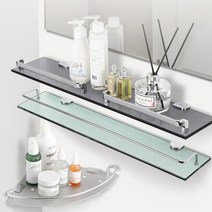 세면대 물품정리 물빠짐구멍 가이드바 욕실선반 코너선반 샴푸거치대 물빠짐선반, MK 스텐코너선반