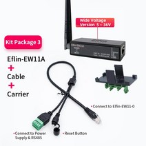 Elfin-EW11A 직렬 포트 RS485-WiFi 장치 서버 지원 TCP/IP 텔넷 모드버스 TCP 프로토콜 IOT 데이터 전송 변환기, 06 model 6