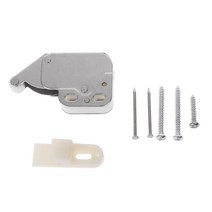 손잡이없는 캐비닛 푸시 래치 숨겨진 도어 푸시 래치 래치 리바운드 장치가 가구 문을위한 핸들이없는 도어를위한 리바운드 장치, 은