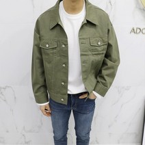 아도르클래식 오버핏 내추럴 봄 가을 면 자켓