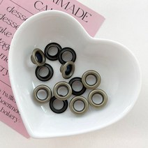 헤세드 국산) 5호 아일렛 (내경6.5mm) 스틸 아일렛 (60쌍), 엔틱