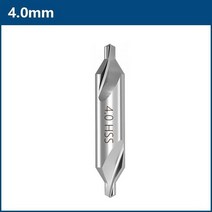 보루방 탁상드릴 HSS 결합 센터 드릴 60 도 코어 전동 용 금속 1.0-6.0mm-366, 8.4.0mm