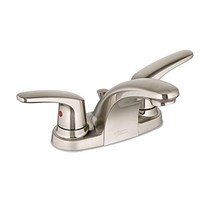 아메리칸 스탠다드 콜로니 프로 양손 수전 욕실 수도꼭지 1.2 GPM 광택 크롬, Satin Nickel