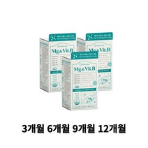 뉴트리랩스 마그네슘 & 비타민B 1450mg 90정 3개월 6개월 12개월 활력에너지 신경 근육 에너지 활동