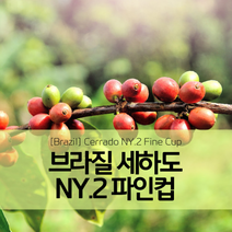브라질 세하도 NY.2 파인컵 커피 생두 직수입 Cerrado Fine Cup, 1KG, 1kg, 1개