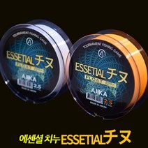 아지카 에센셜 지누 8중공사 플로팅원줄200m 오렌지 감성돔 벵에돔원줄 참돔원줄, 1.7호