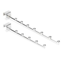 옷가게 진열대 매대 선반 디피 진열 전시 디스플레이 스틸 철제 모던 비즈볼 옷 걸이 고리 행거 각 파이프 일자 후크 찬넬 부속 7cm 5구