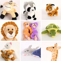 귀여운 동물인형 모음 큰인형 애착인형 강아지 기린 당나귀 상어 원숭이 너구리 호랑이, 02. 당나귀 - 옐로우