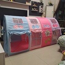 2층침대 난방텐트 벙커침대 텐트 이케아 여자 아이방 꾸미기 캐릭터 텐트 헬로키티, K