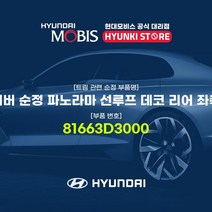 현대모비스 커버 순정 파노라마 선루프 데코 리어 좌측 (81663D3000), 1개
