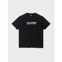 볼컴 TRUE TO THIS 컴포트핏 티셔츠(블랙)