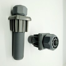 싱크대 씽크대 사각 PVC 업소용 조절발 다릿발 조절다리, 1번