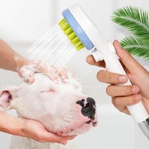 애견 고양이 마사지 목욕 강아지 샤워기 목욕용품, 행복한 1