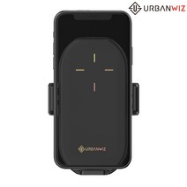 갤럭시노트10플러스 어반위즈 차량용 10W 고속 무선충전 거치대, 블랙, 어반위즈 10W 차량용 무선충전거치대