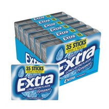 Extra 엑스트라 무설탕 페퍼민트 껌 35개입 6팩
