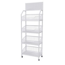 편의점 진열대 마트 매장 매대 메탈 선반 슈퍼 진열장, 상세이페이지 참고, 흰색50x27x123