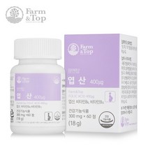 팜엔탑 엽산 400 300mgX60정