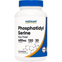 Nutricost Phosphatidylserine 뉴트리코스트 포스파티딜세린400mg 120캡슐, 120정, 1개