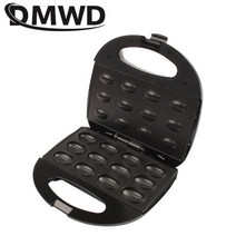 DMWD 전기 호두 케이크 제조 업체 자동 미니 너트 와플 빵 베이킹 기계 Bakeware 샌드위치 철 토스터 아침, 02 Small Size_01 CHINA