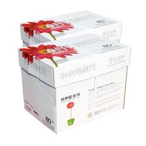 하이브라이트 A4 80g 2BOX 5000매/A4용지/복사지 - 230126978EA, 본상품선택