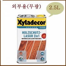 씨라데코 오일스테인 방부 방습 외부 목재보호 2.5L, 자단색, 1개
