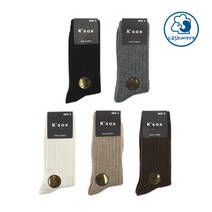 남자장목 패션 보온양말 캐시미어 골지 5종색상 택1