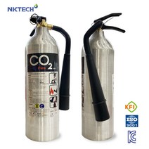 국산 CO2소화기 2.3kg 알루미늄 엔케이텍 이산화탄소 가벼운 소화기 5파운드, [엔케이텍] 국산 CO2소화기 2.3kg