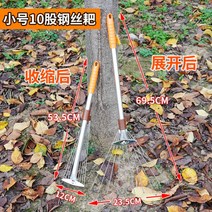 스테인레스 스틸 레이크 갈퀴 잔디 낙역 청소 나뭇잎 긁는 기구, C