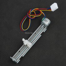 BLDC 서보 소형 스텝 스테핑 감속모터 감속기 엔코더 2pcs dc 4-9v 500ma 2상 4 와이어 드라이브 스테퍼 모터 나사 너트 슬라이더 스텝 각도 18도, 없음