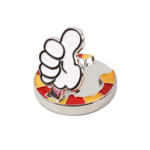 보드미 그린볼위치 홀인원 기념품 골프 선물 스탠드 디자인 자석 볼마커, 화살(오렌지)