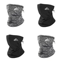 해피앤리빙 방한 기모 넥워머 라이더 마스크 목토시 자전거 등산 스포츠, A형 기모넥워머(그레이)