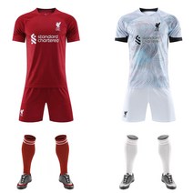 22-23 리버풀 FC 반팔 유니폼 홈 어린이 유니폼 성인 축구복 상하의 세트