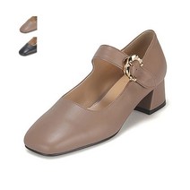 Gby고세 여성 펌프스 가이 G193319 (블랙/머드베이지)4cm