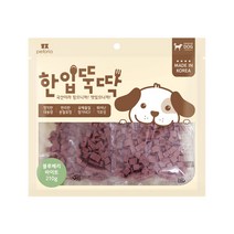 한입뚝딱 국내산 강아지 애견 간식 13종 모음, 블루베리바이트 210g, 210g