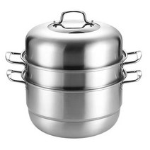 스텐 3단 찜냄비 스티머 찜솥 28cm 30cm 32cm