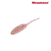 메가배스 닥터쵸로 소프트웜 루어 볼락낚시 1.5인치, 클리어스모크／블루-489556
