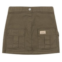 에꼴리에 여아 뒷밴딩 카고 큐롯 스커트 20C5852 KH