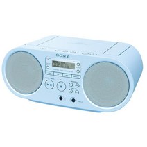 소니 CD플레이어 라디오 FM AM ZS-S40, 블루